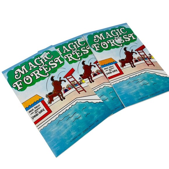 Magic Forest Amusement Park Coloring & Activity Kids Book DEADSTOCK - Picture 9 of 10